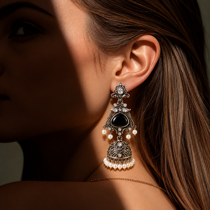 Noir Royale Jhumka